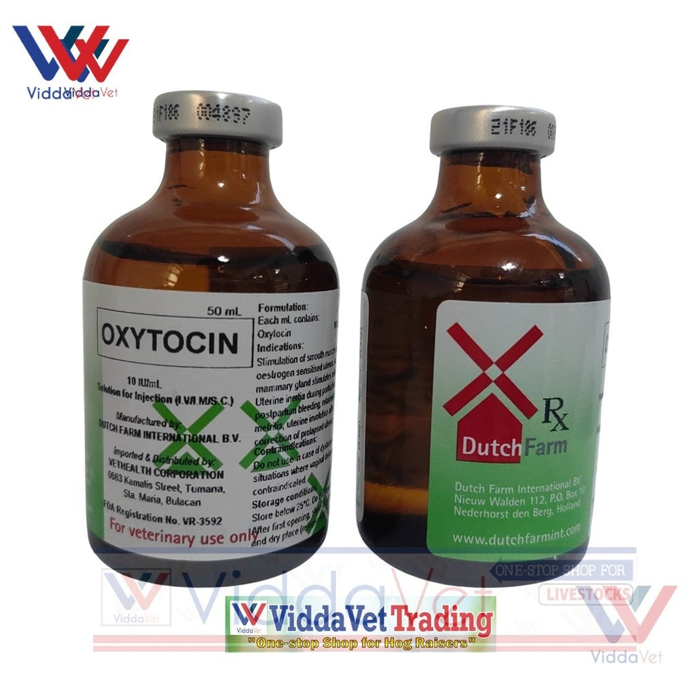 Oxytocin Dutch Farm 50mL - Veterinary Injection for Livestock ...