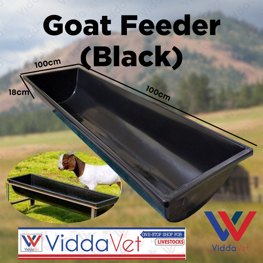Goat Feeder Black (HARD PLASTIC)