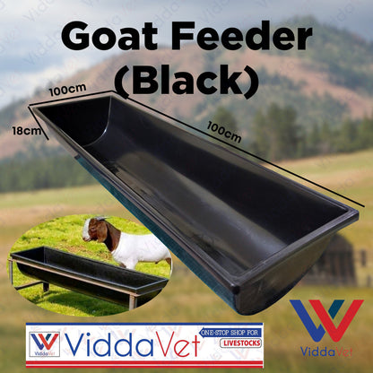 Goat Feeder Black (HARD PLASTIC)