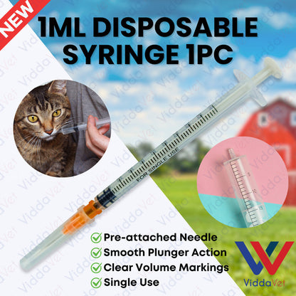 Disposable Syringe 1mL
