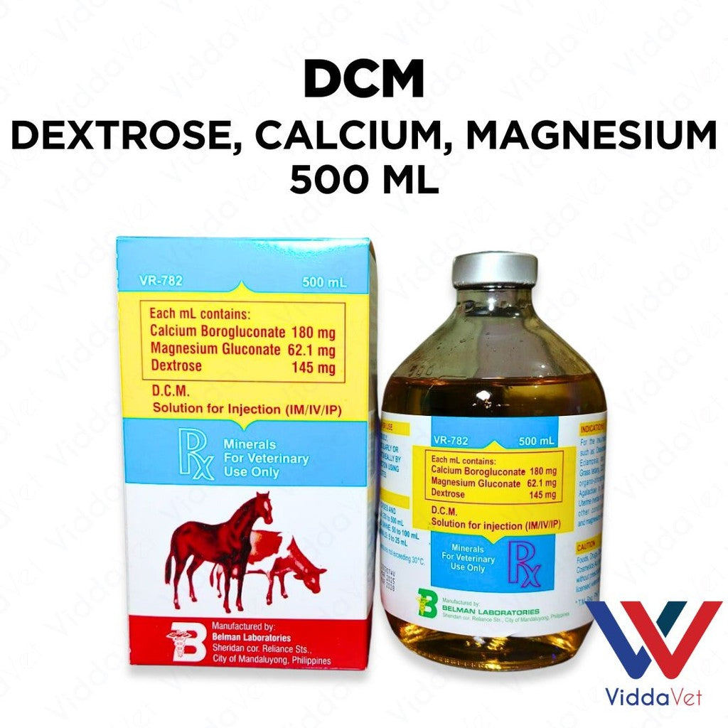 DCM Solution for Injection 500ml - Electrolyte Therapy for Livestock ...