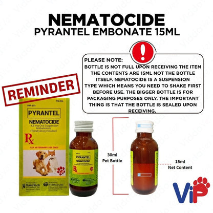 Nematocide Pyrantel Embonate 15ml