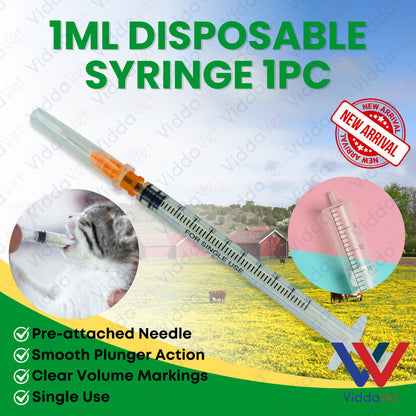 Disposable Syringe 1mL