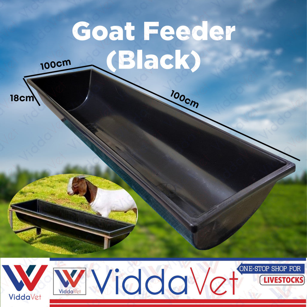 Goat Feeder Black (HARD PLASTIC)