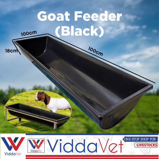 Goat Feeder Black (HARD PLASTIC)