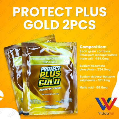 2PCS  20g Protect Plus Gold Disinfectant Powder for piggery farm house Eco Protect Disinfectant