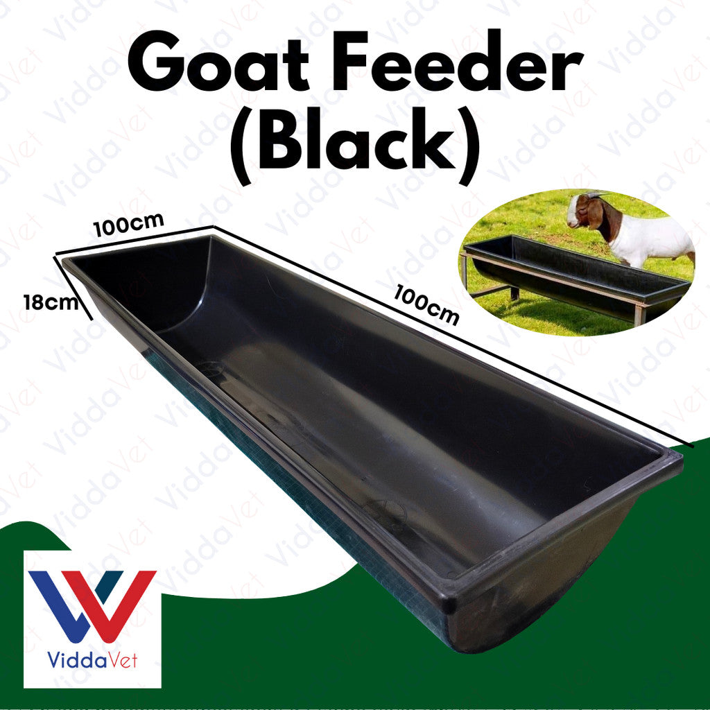 Goat Feeder Black (HARD PLASTIC)