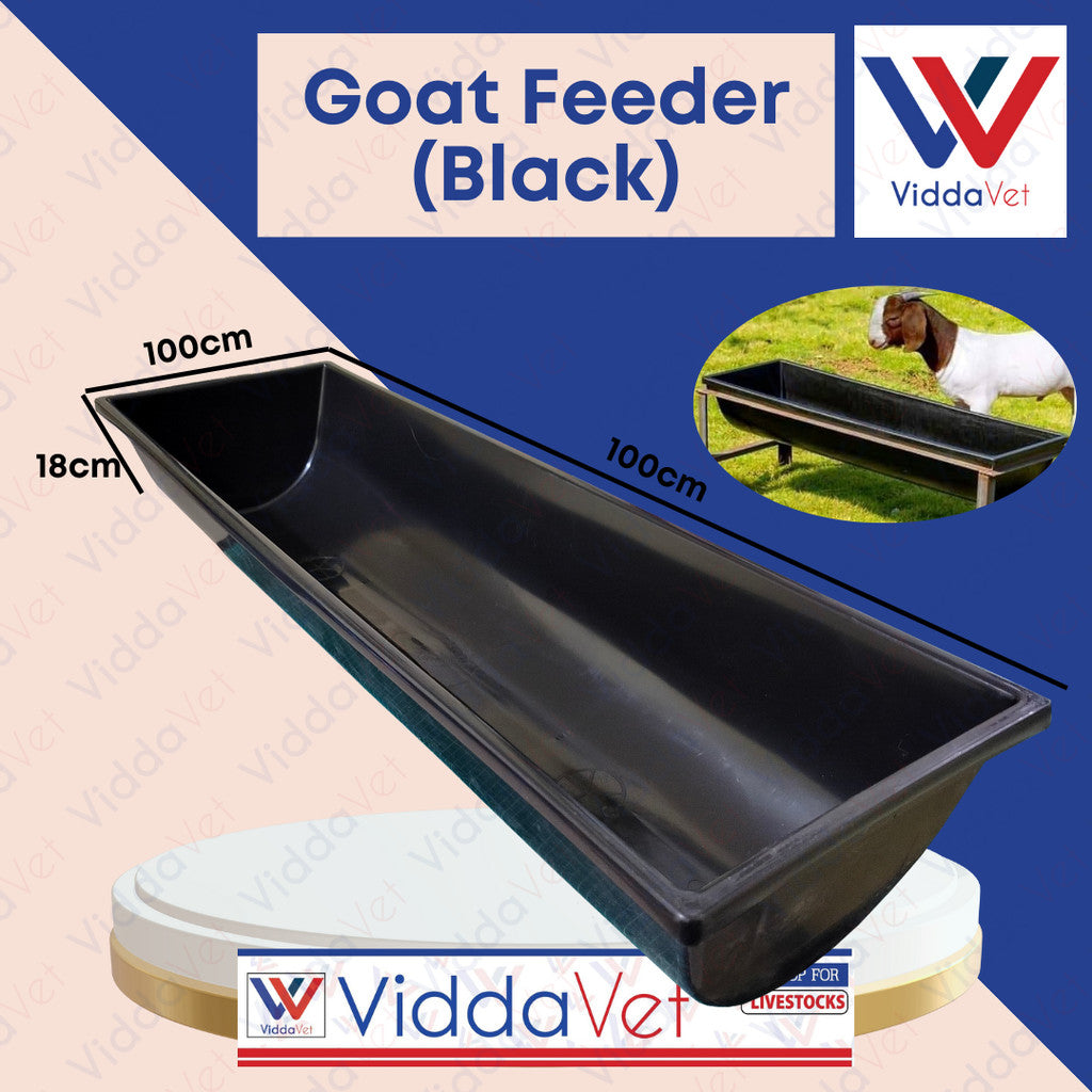 Goat Feeder Black (HARD PLASTIC)