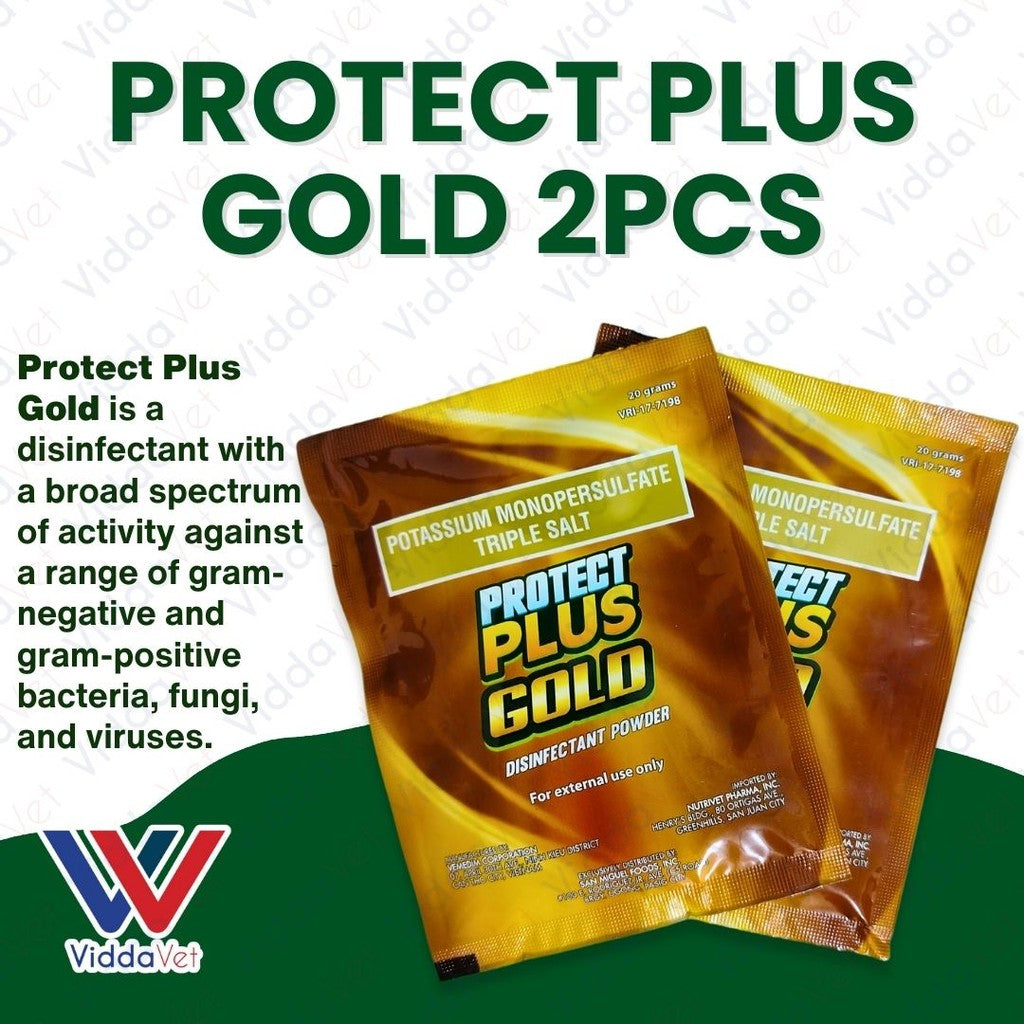 2PCS  20g Protect Plus Gold Disinfectant Powder for piggery farm house Eco Protect Disinfectant