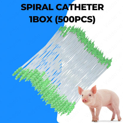 Foam Tip Spiral Catheter 500pcs 1 Box