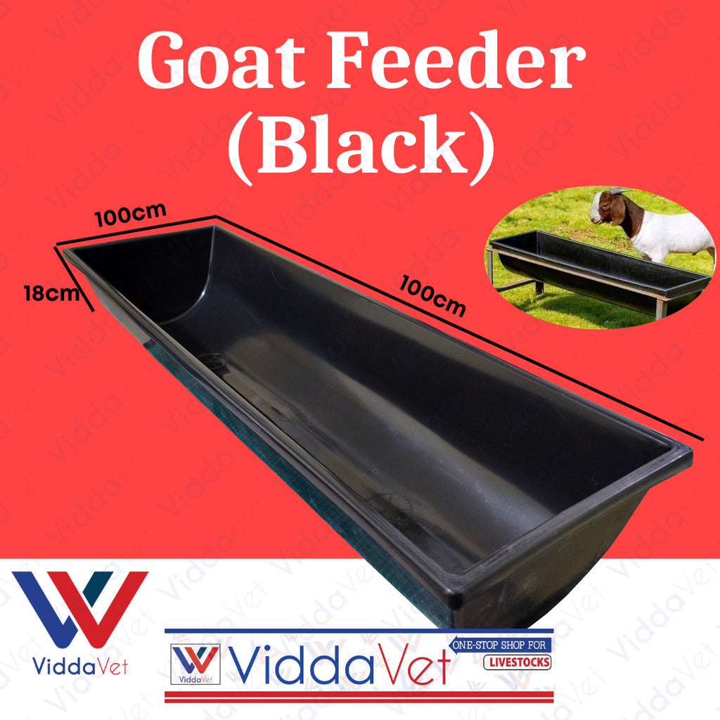 Goat Feeder Black (HARD PLASTIC)
