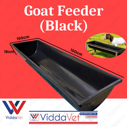 Goat Feeder Black (HARD PLASTIC)