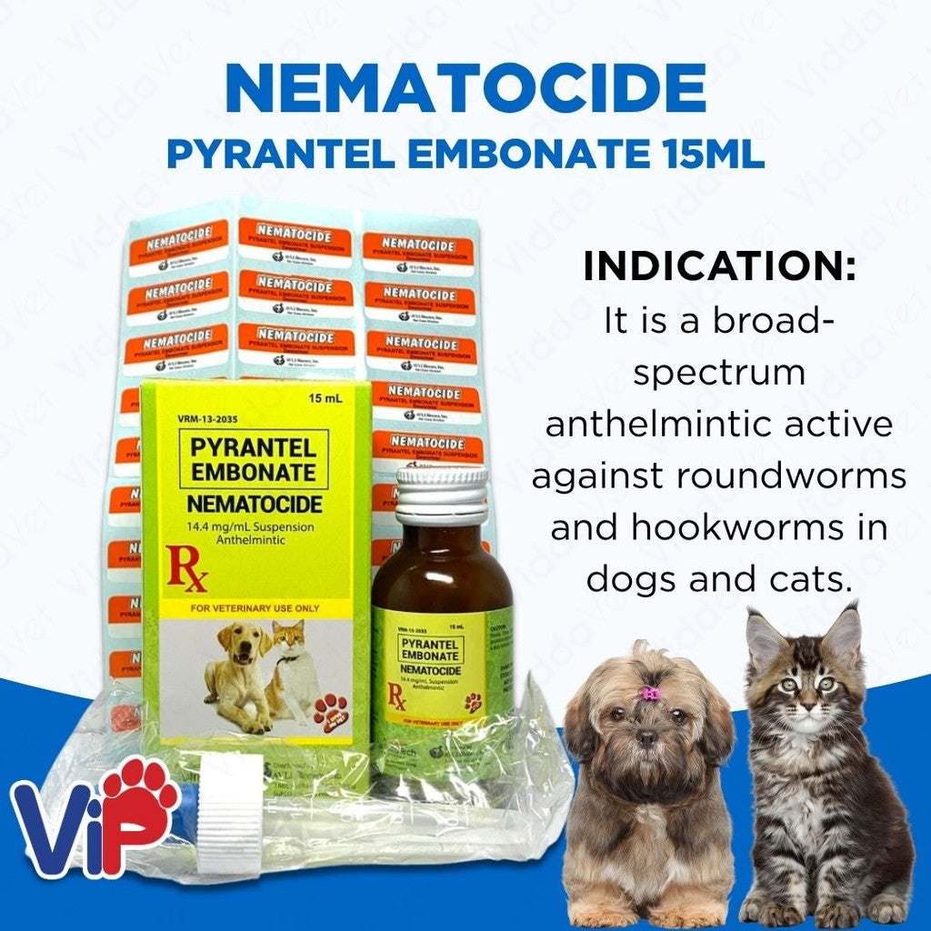 Nematocide Pyrantel Embonate 15ml