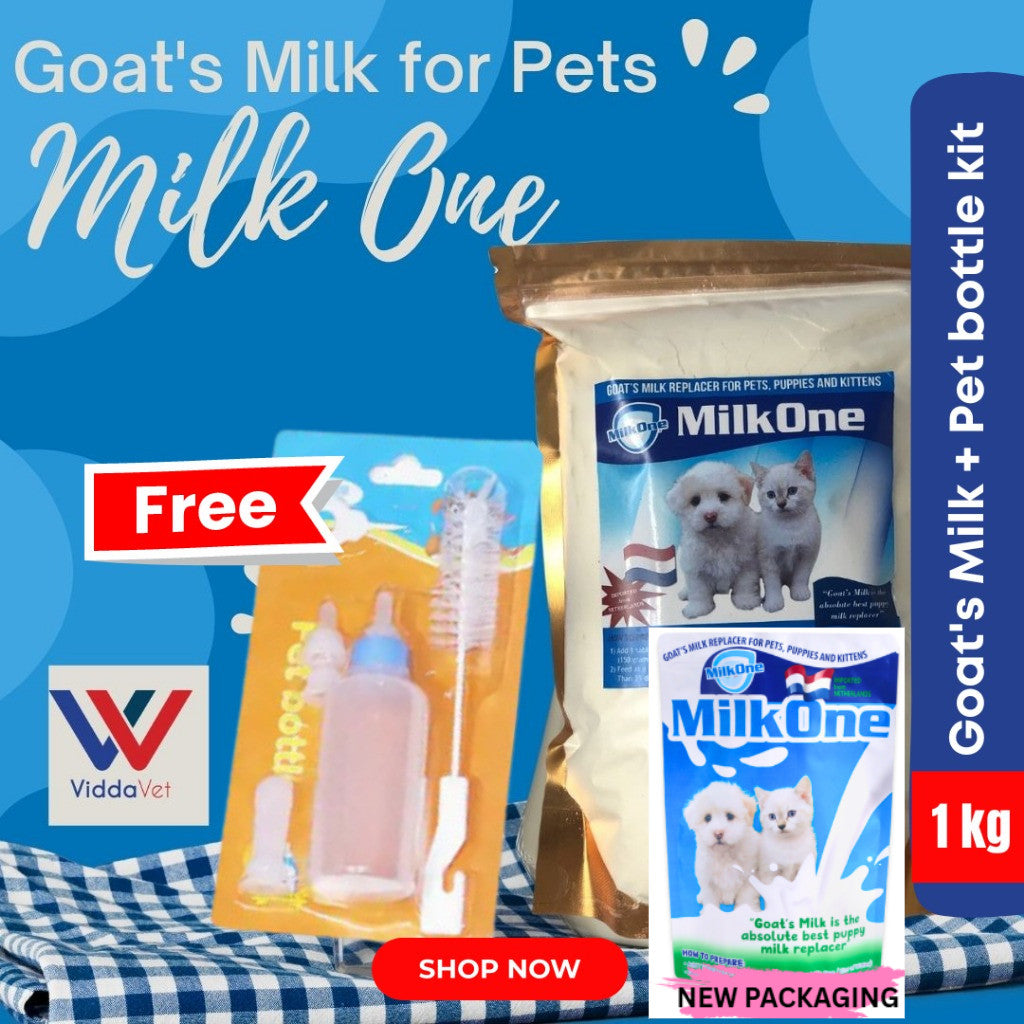 Milk One Goat's Milk 1kg + Pet Milk Bottle Set