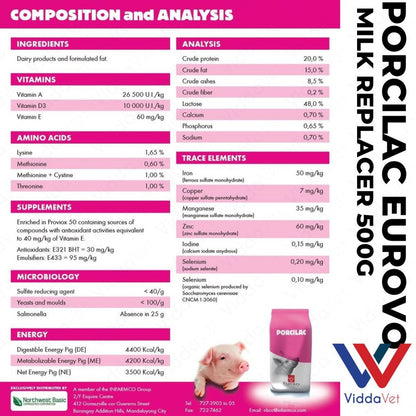 Porcilac Eurovo 500g