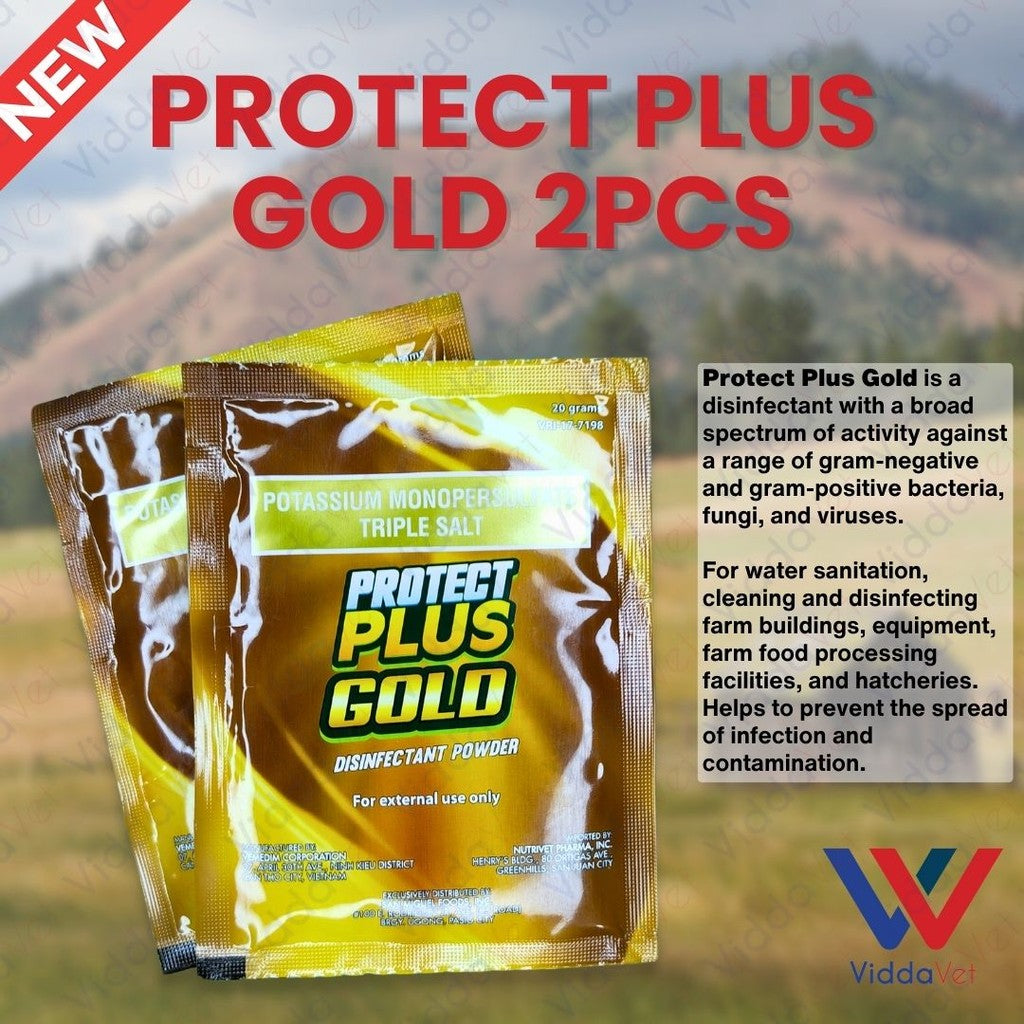 2PCS  20g Protect Plus Gold Disinfectant Powder for piggery farm house Eco Protect Disinfectant