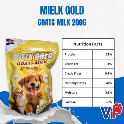 Mielk Gold Pet Milk Replacer 200g