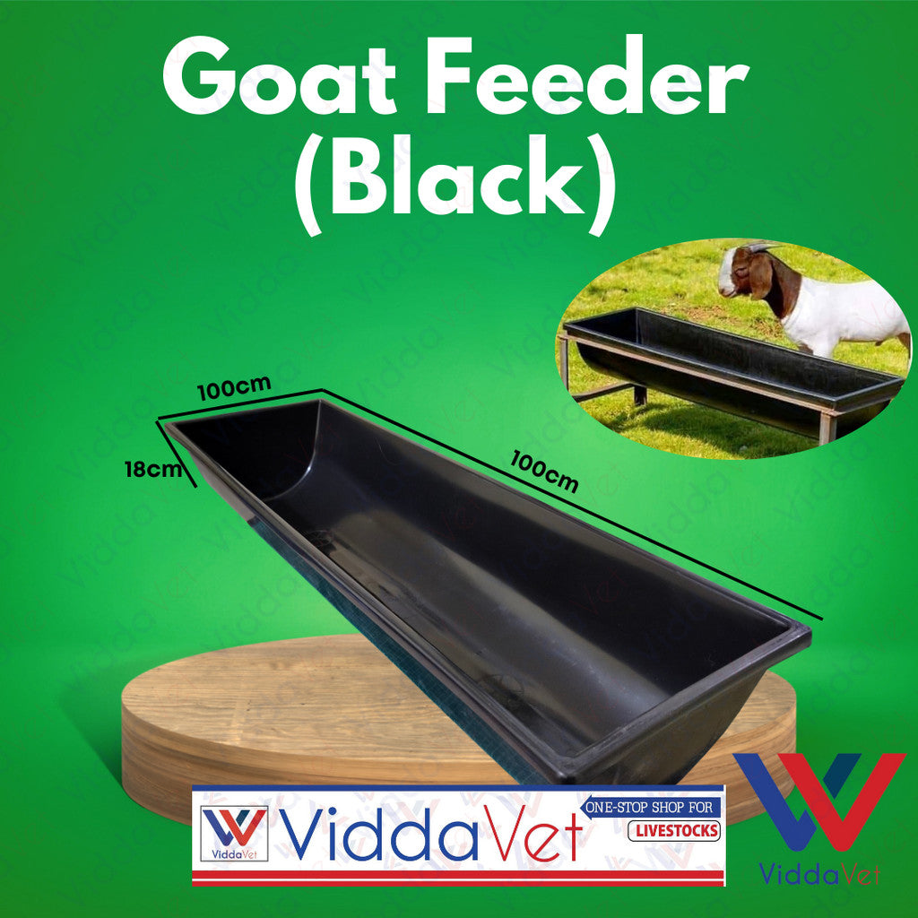 Goat Feeder Black (HARD PLASTIC)