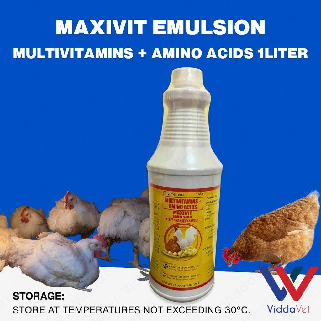 Maxivit Emulsion Multivitamins + Amino Acids 1 Liter