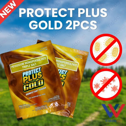 2PCS  20g Protect Plus Gold Disinfectant Powder for piggery farm house Eco Protect Disinfectant