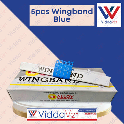 Blue Wingband 5pc