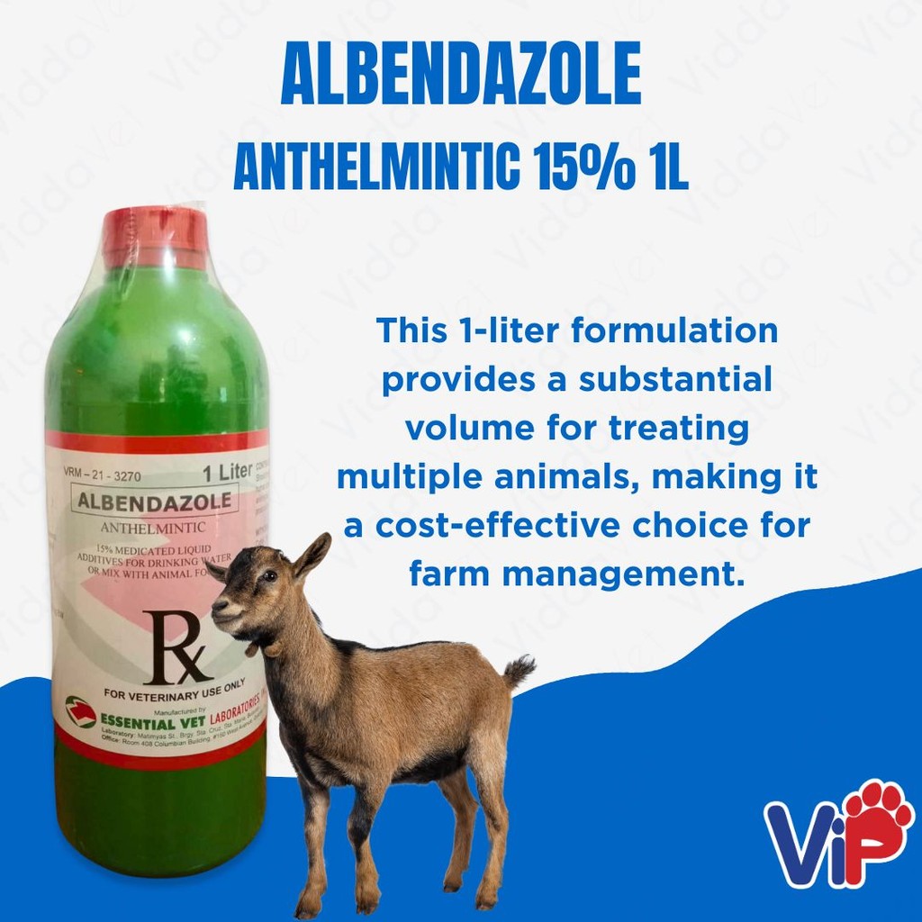 Albendazole Anthelmintic 15% 1L