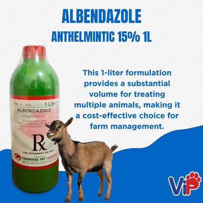 Albendazole Anthelmintic 15% 1L