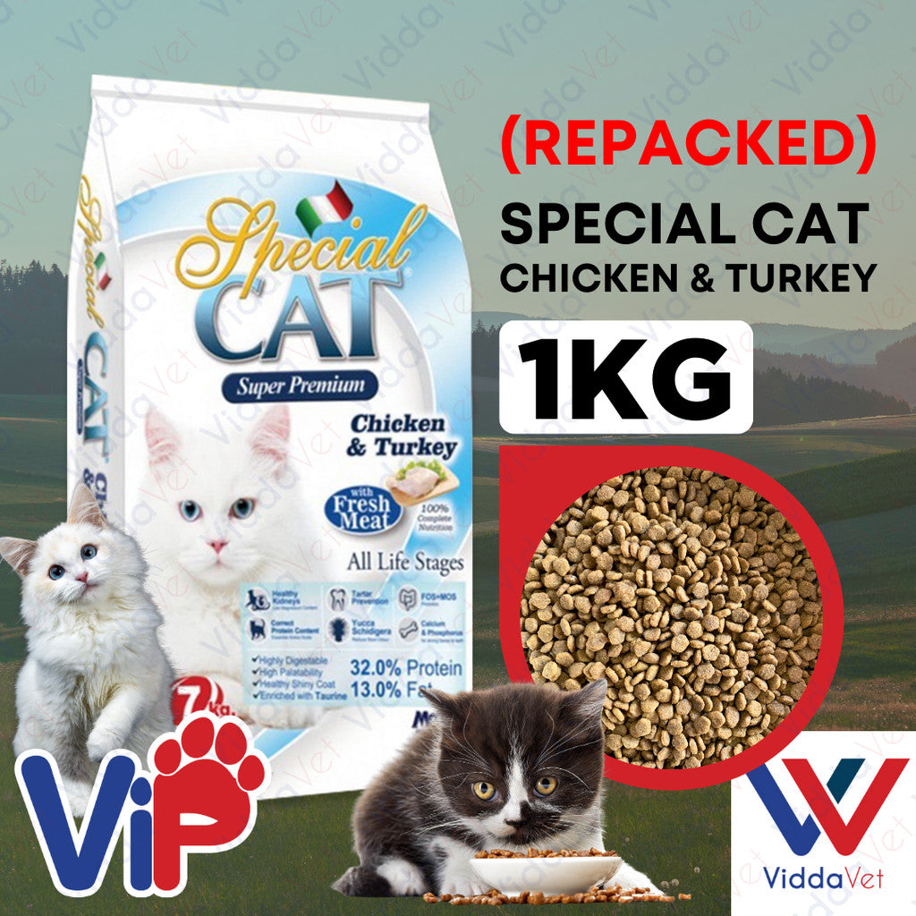 Special Cat Chicken & Turkey 1kg (Repacked)
