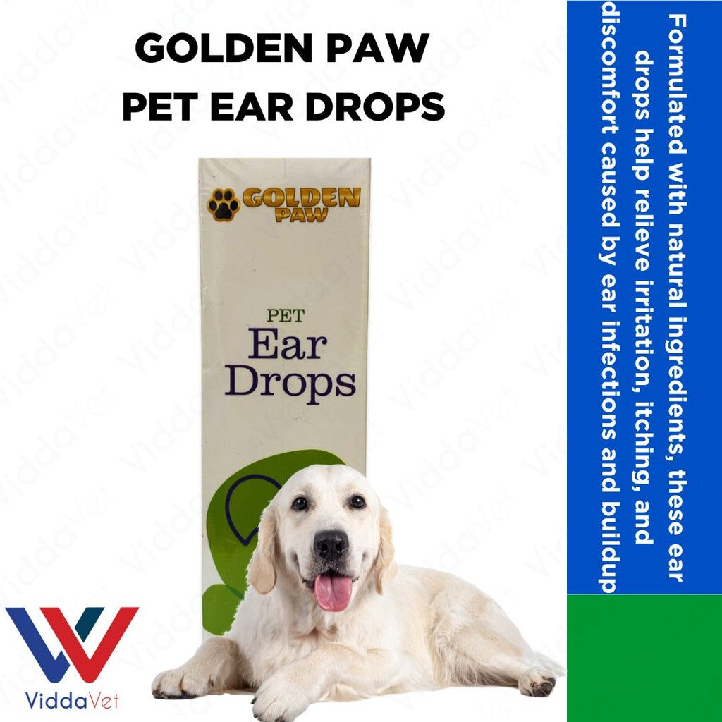 Golden Paw Pet Eardrops 70mL