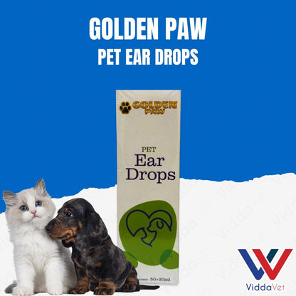 Golden Paw Pet Eardrops 70mL