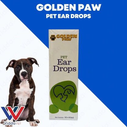 Golden Paw Pet Eardrops 70mL