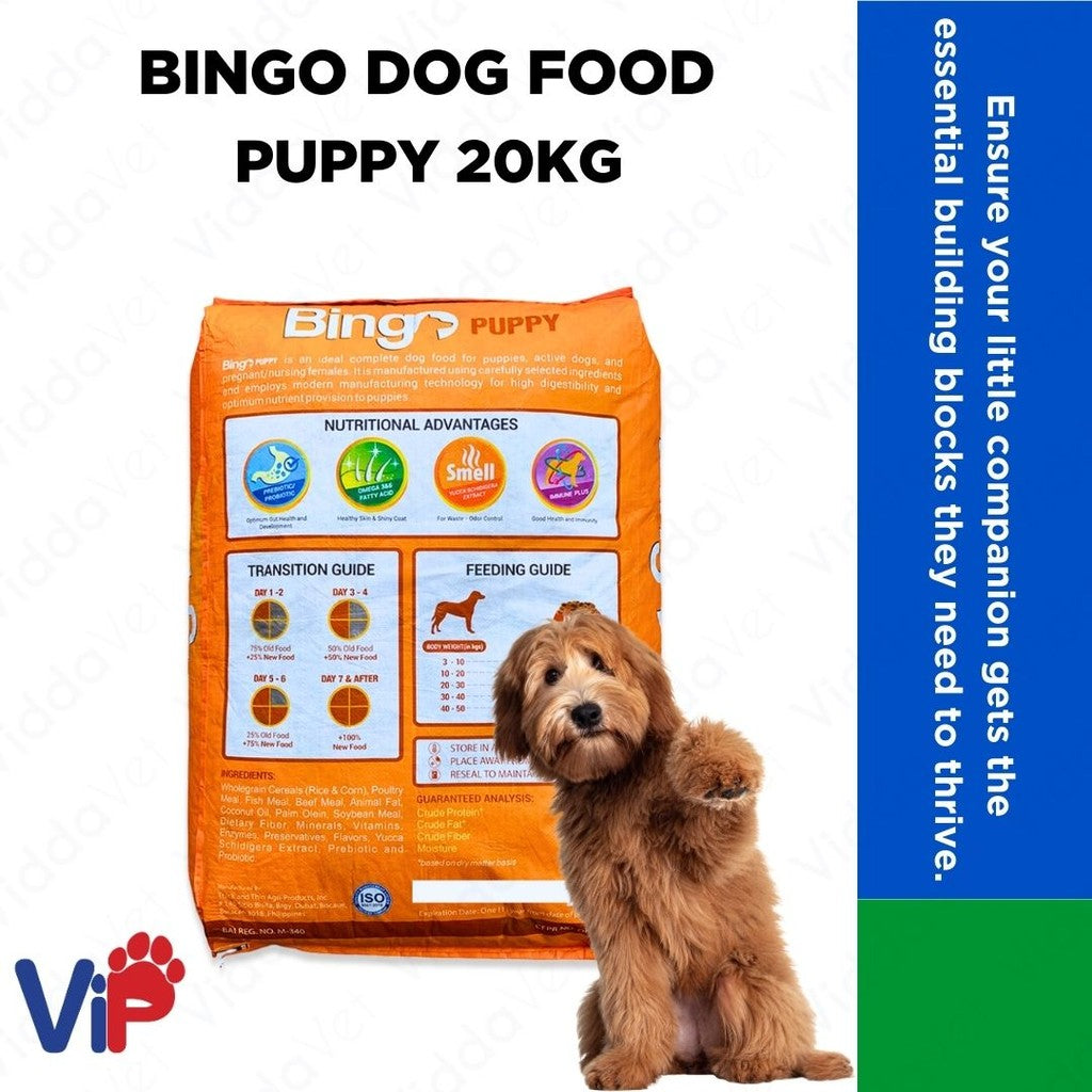 Bingo Dog Food Puppy 20kg