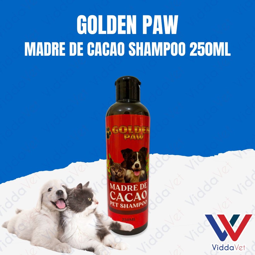 Golden Paw Natural Madre de Cacao Pet Shampoo 250ml
