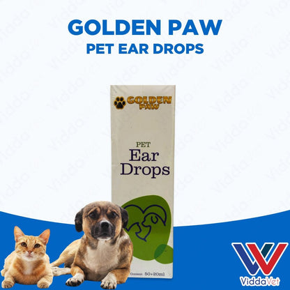 Golden Paw Pet Eardrops 70mL