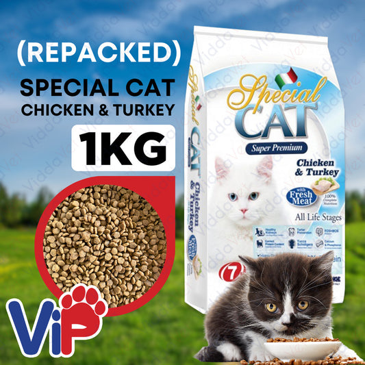 Special Cat Chicken & Turkey 1kg (Repacked)