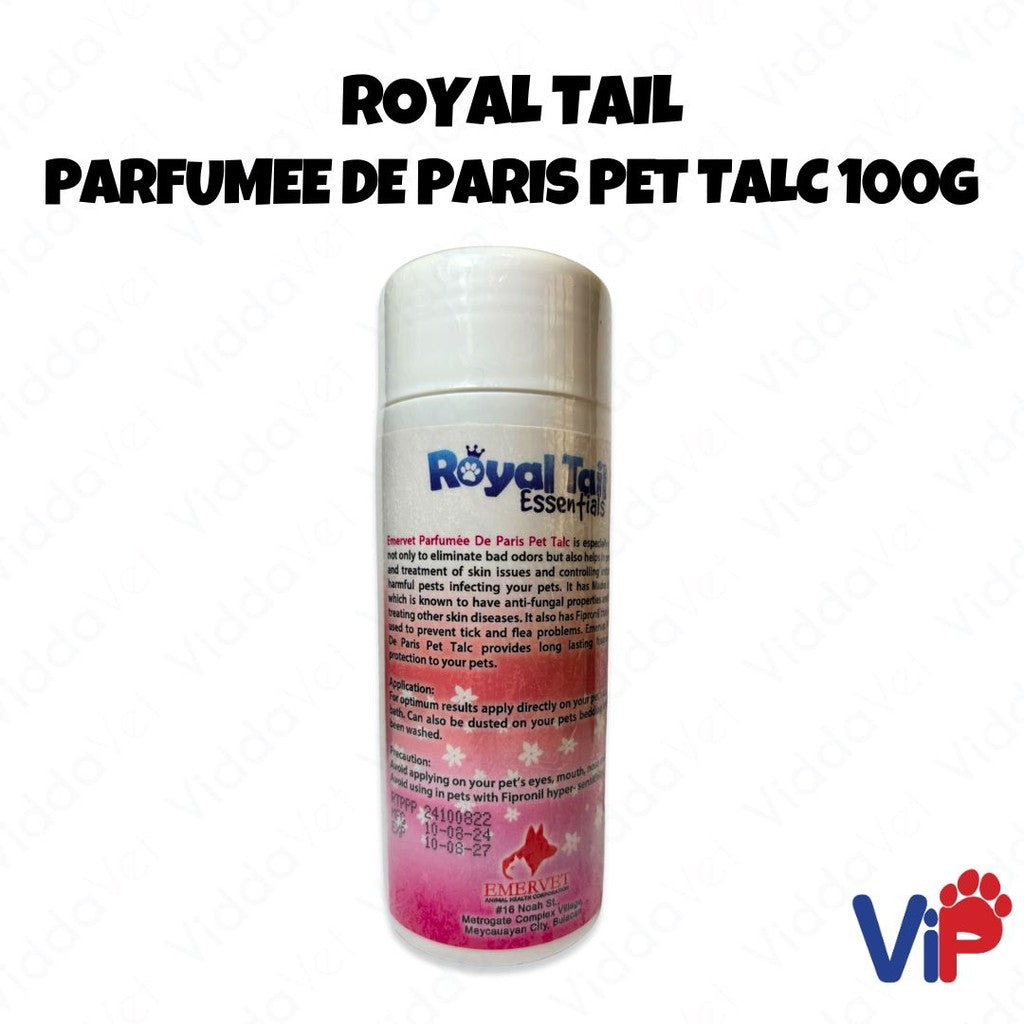 Royal Tail Parfumee De Paris Talc 100Grams