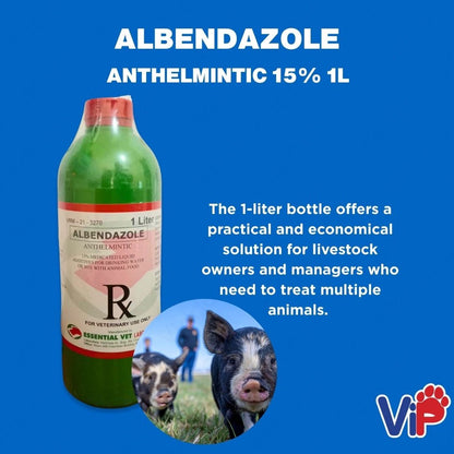 Albendazole Anthelmintic 15% 1L