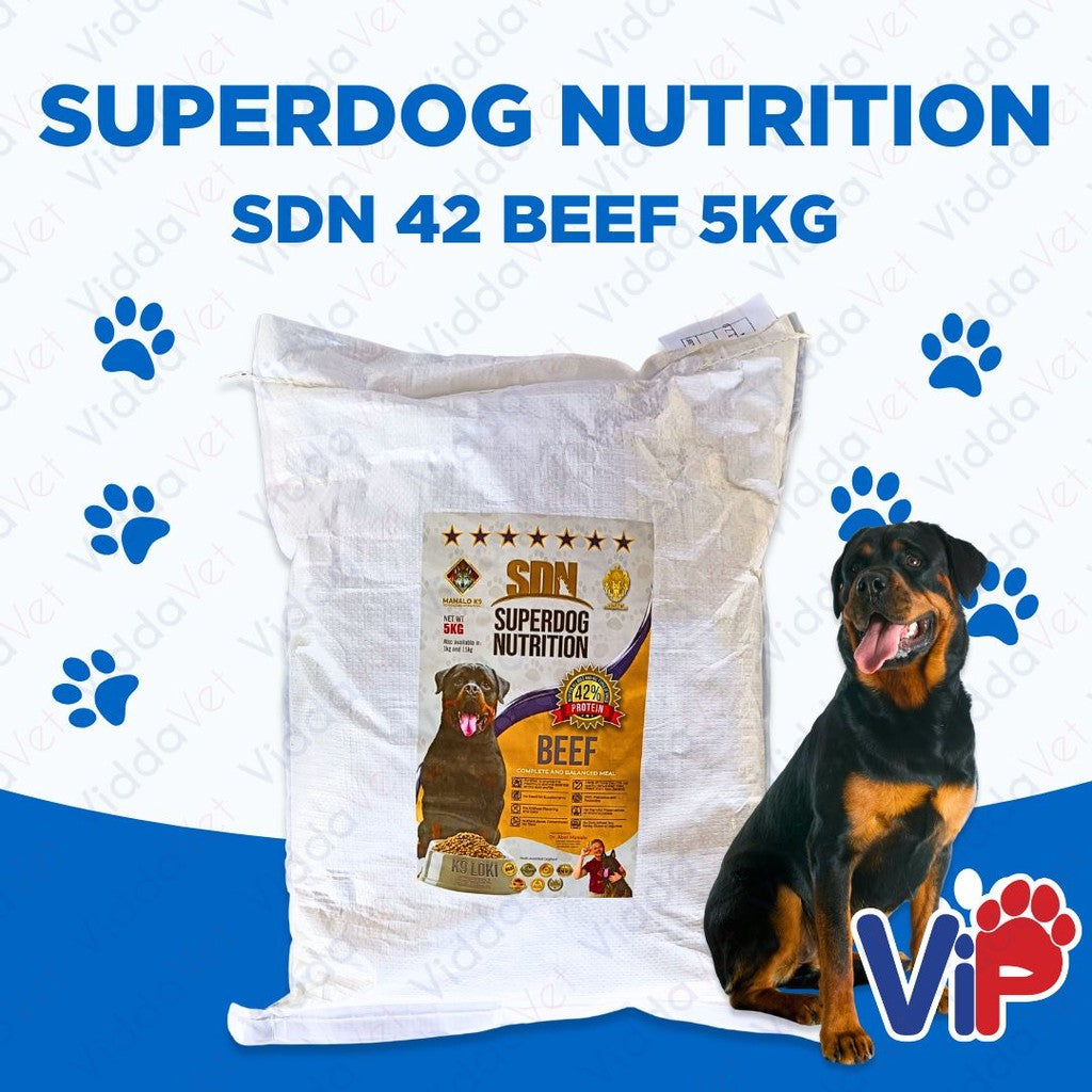 SDN 42 Superdog Nutrition Beef flavor 5kg