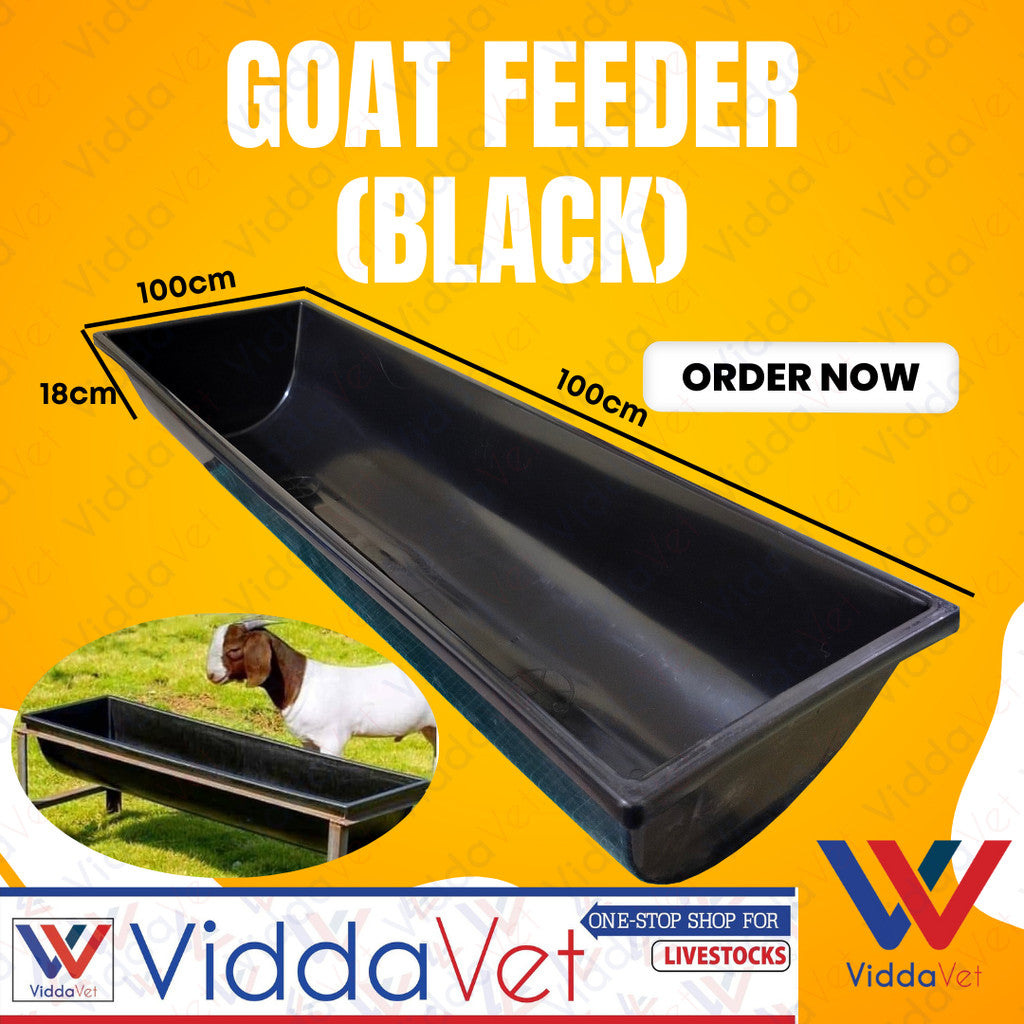 Goat Feeder Black (FLEXIBLE)