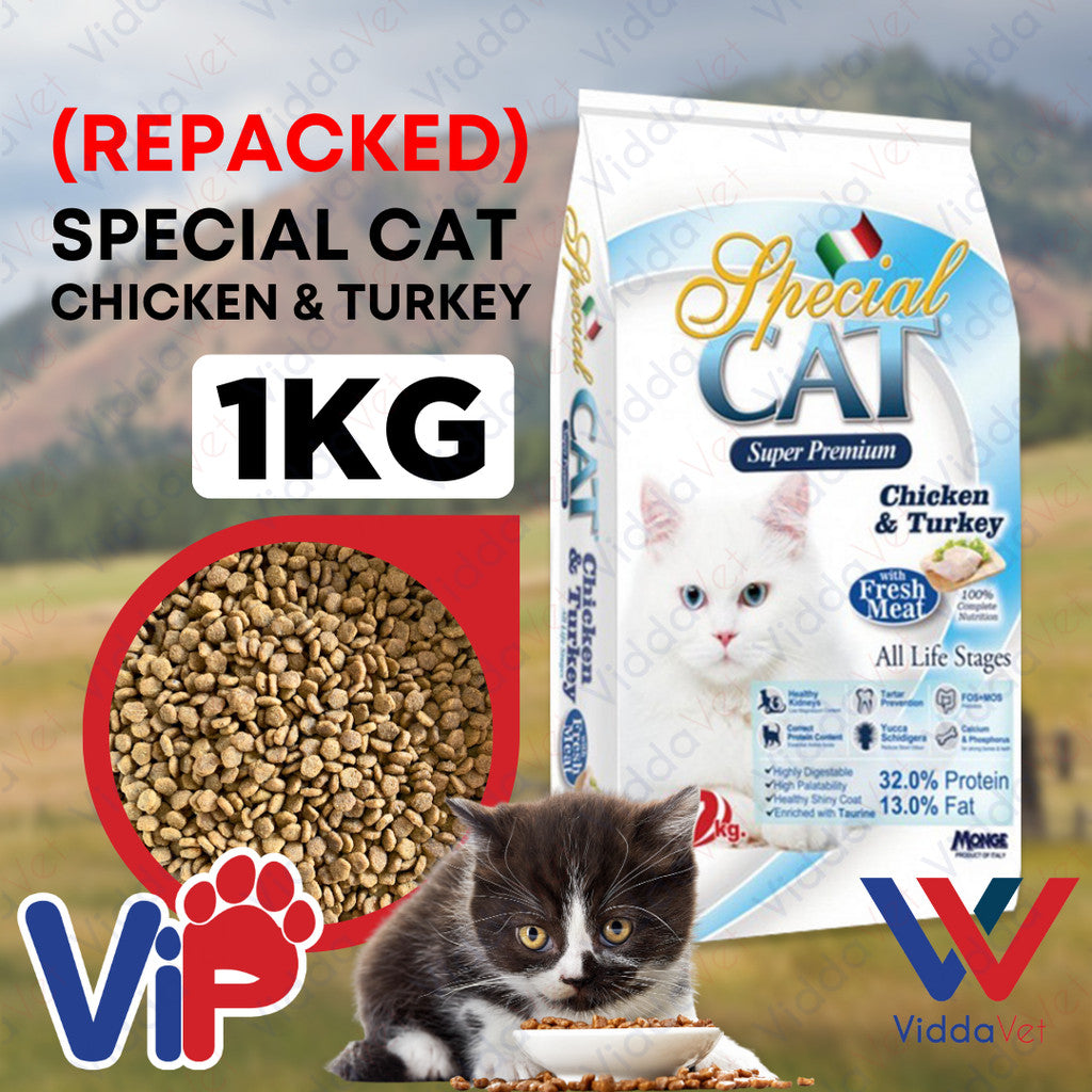 Special Cat Chicken & Turkey 1kg (Repacked)
