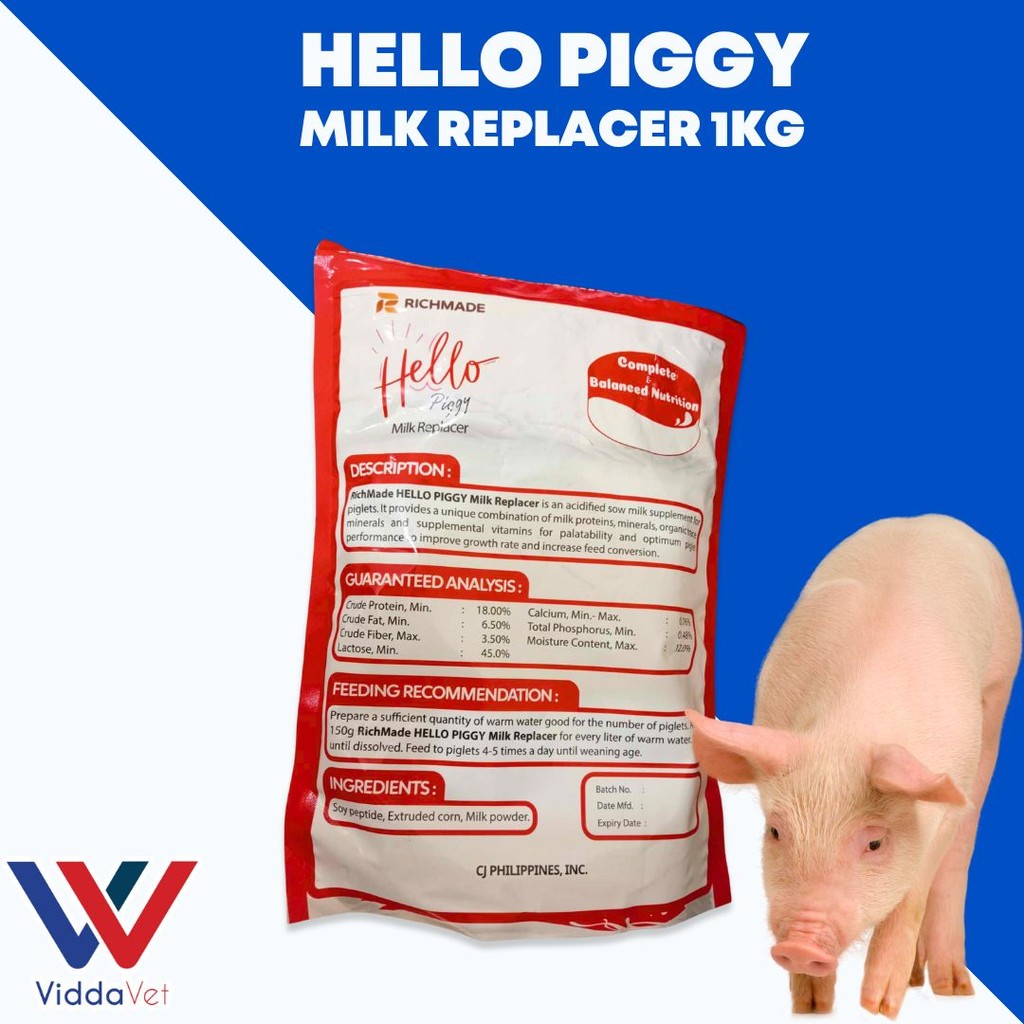 Richmade Hello Piggy Milk Replacer 1kg