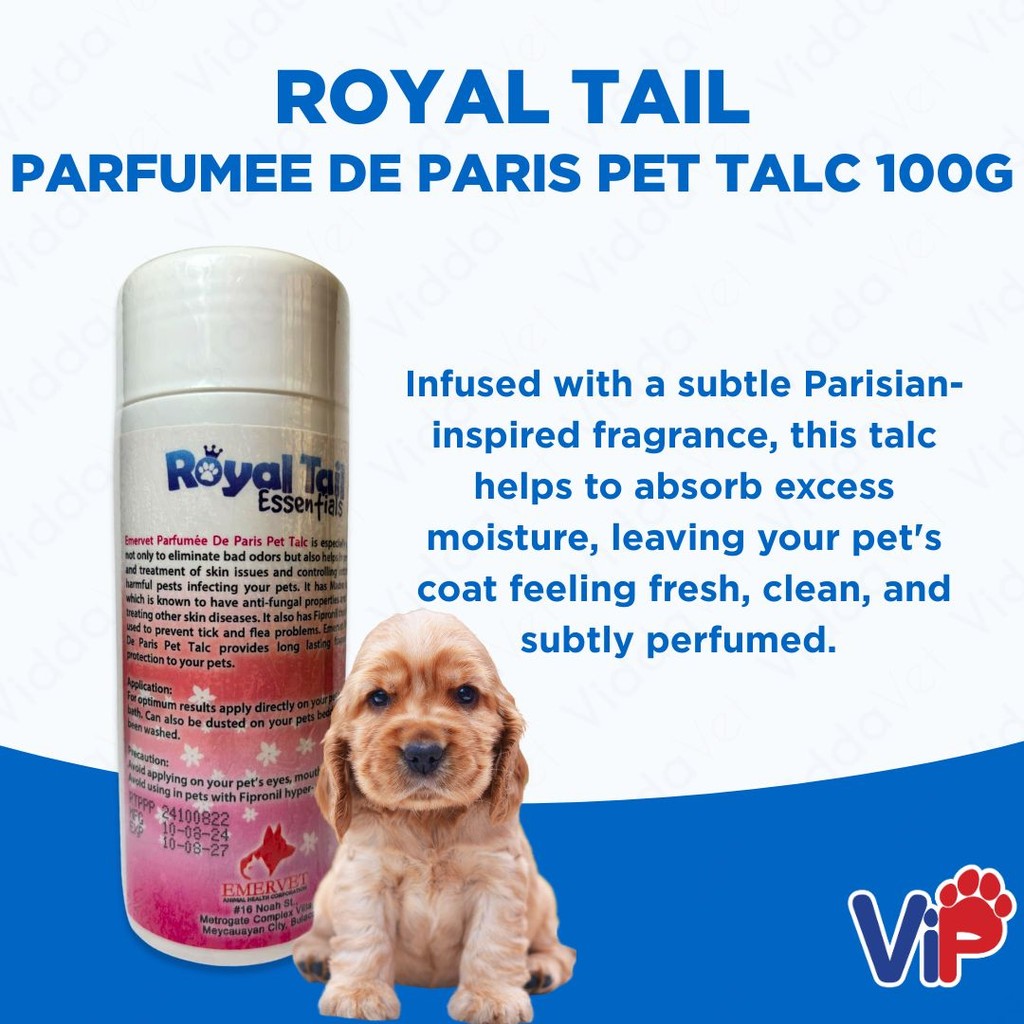 Royal Tail Parfumee De Paris Talc 100Grams