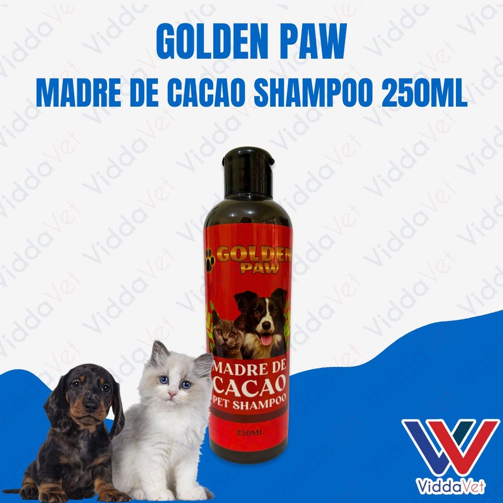 Golden Paw Natural Madre de Cacao Pet Shampoo 250ml