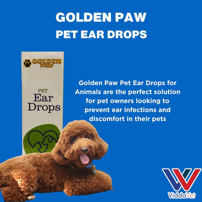 Golden Paw Pet Eardrops 70mL