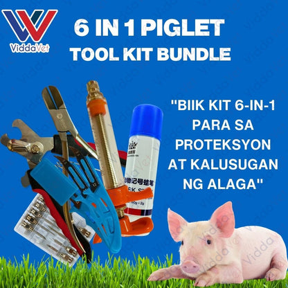 6 in 1 Piglet Tool Kit Bundle