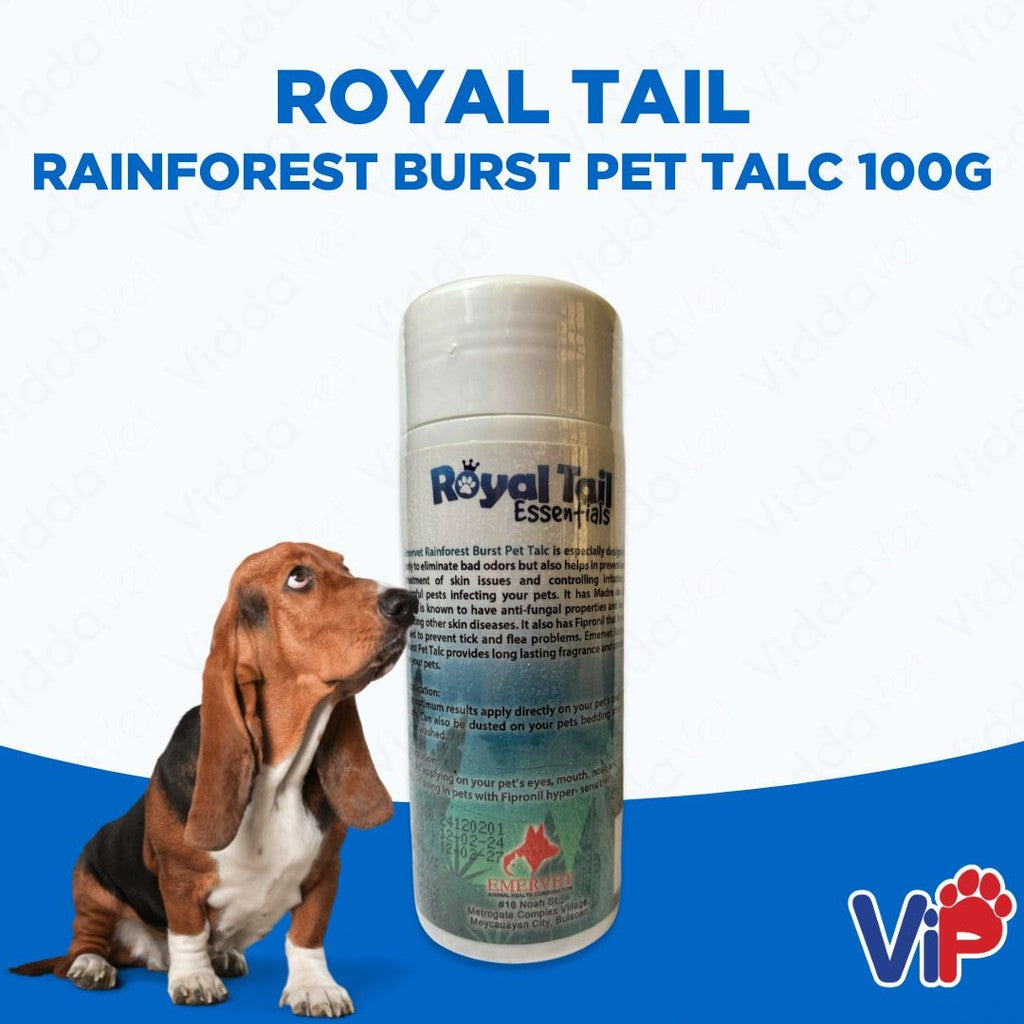 Royal Tail Rainforest Burst Pet Talc 100g