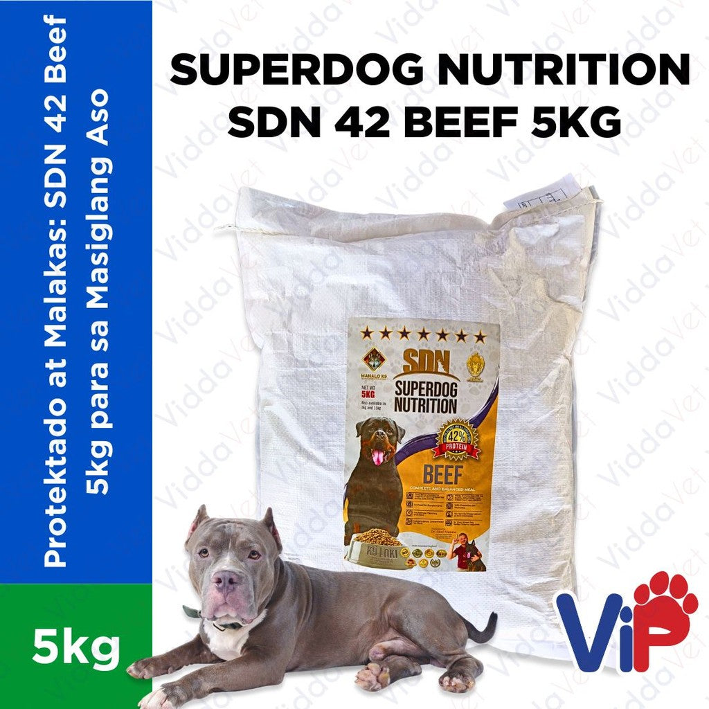 SDN 42 Superdog Nutrition Beef flavor 5kg