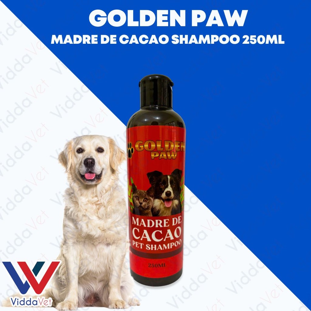 Golden Paw Natural Madre de Cacao Pet Shampoo 250ml