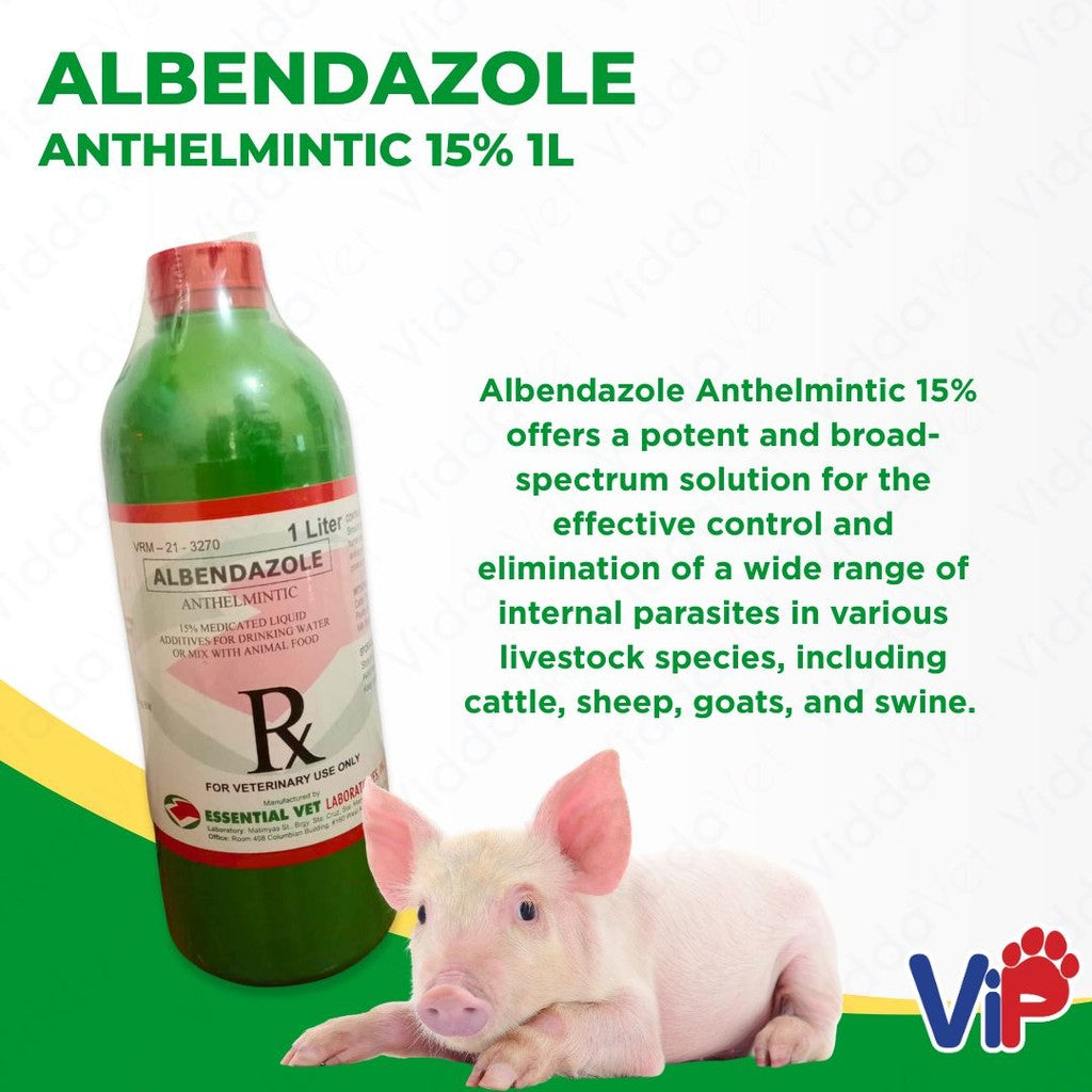 Albendazole Anthelmintic 15% 1L