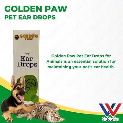 Golden Paw Pet Eardrops 70mL